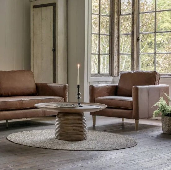 Osborne Armchair - Vintage Brown Leather