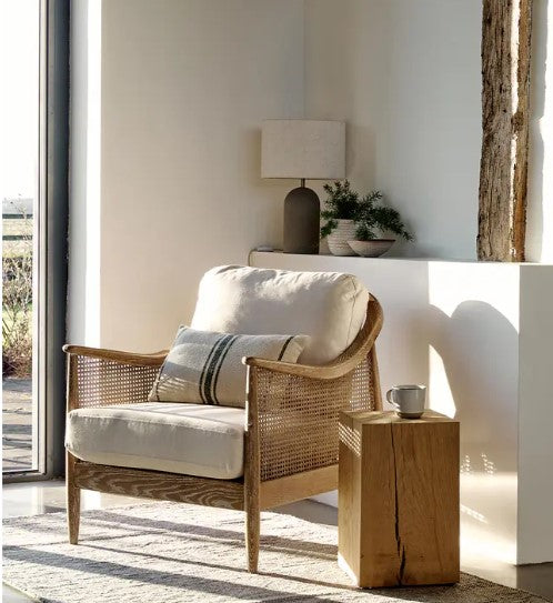 Templecombe Rattan Armchair - Oatmeal