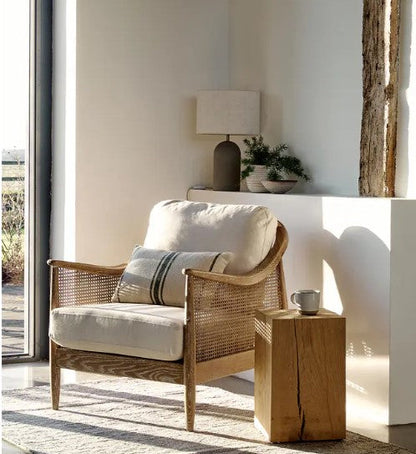 Templecombe Rattan Armchair - Oatmeal