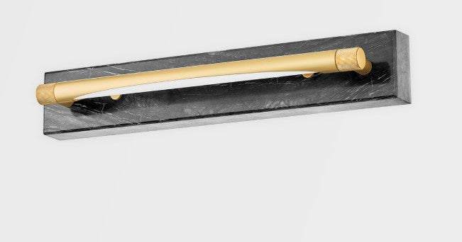 Hayden 1 Light Wall Sconce - Aged Brass