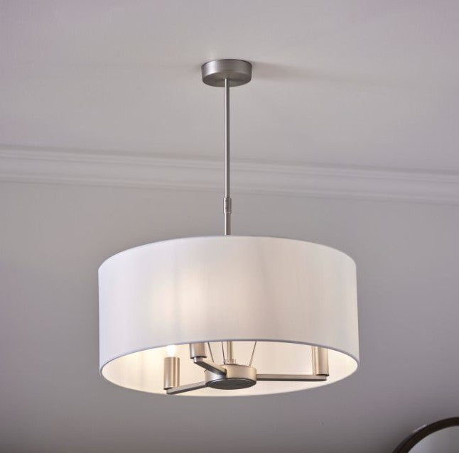 Dani Large 3 Light Pendant Light - Matt Nickel | Outlet