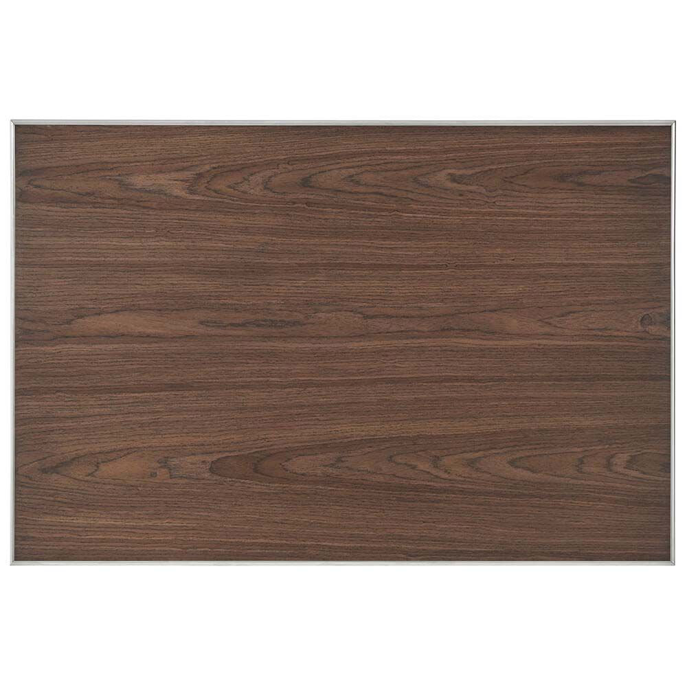 Blain Bedside Table - Macadamia & Nickel