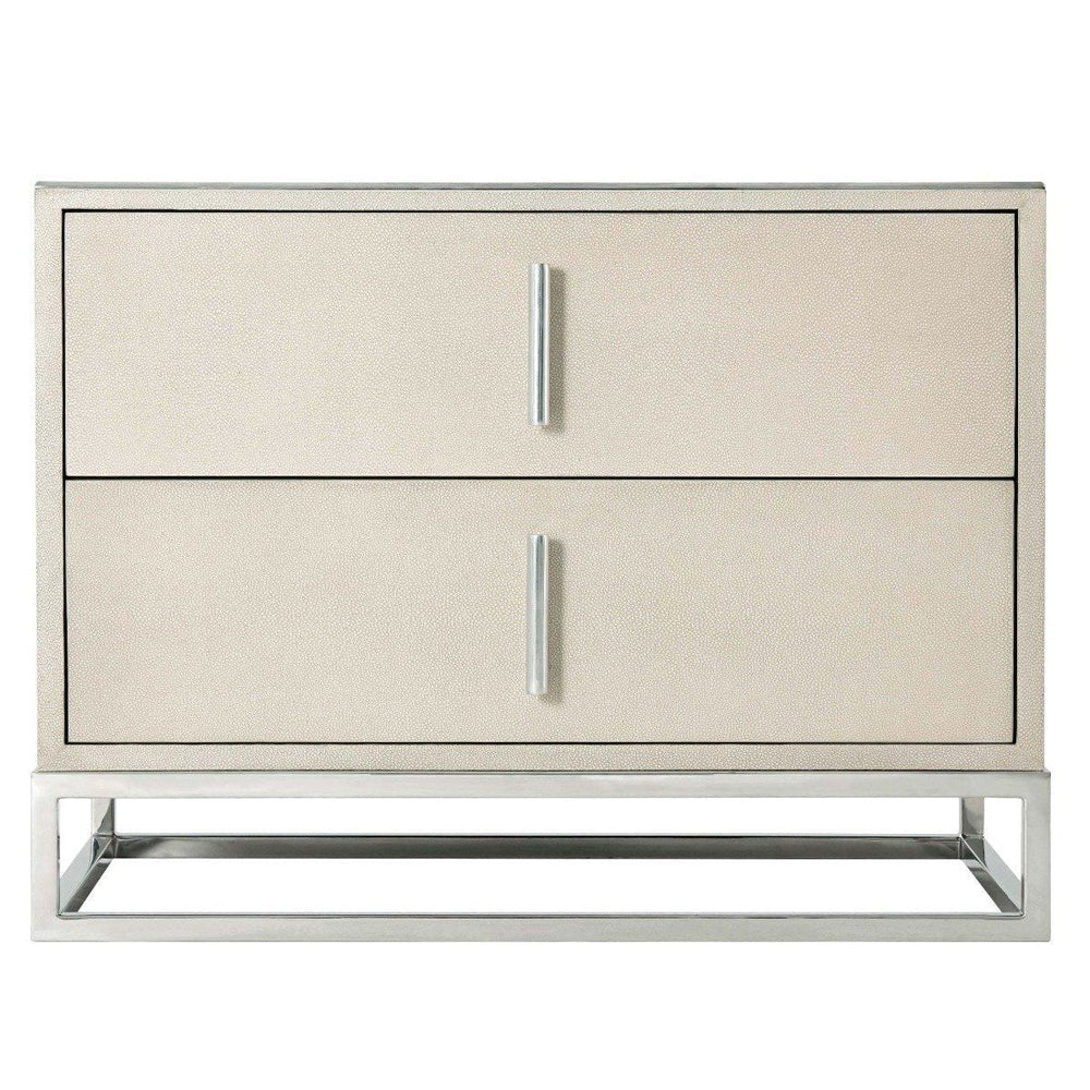 Blain Bedside Table - Overcast Shagreen