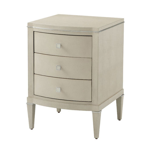 Bedside Table - Overcast Shagreen
