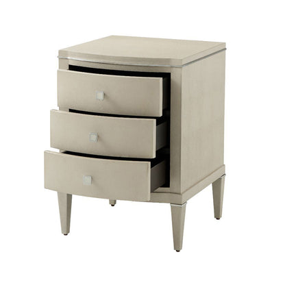 Bedside Table - Overcast Shagreen