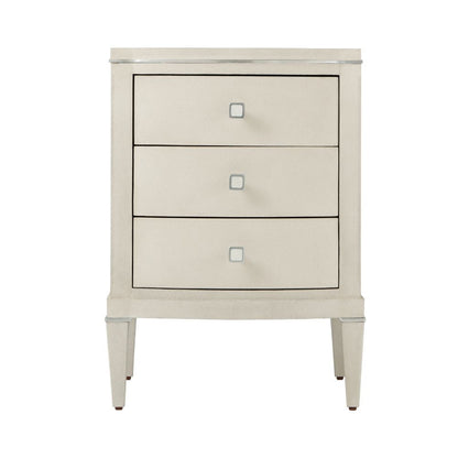 Bedside Table - Overcast Shagreen