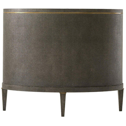 Eli Bed -side Table - Tempest & Brushed Brass