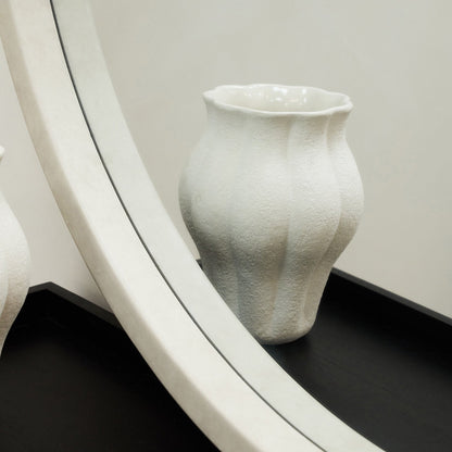 Tamara - Extra Large Concrete Round Wall Mirror 120cm x 120cm