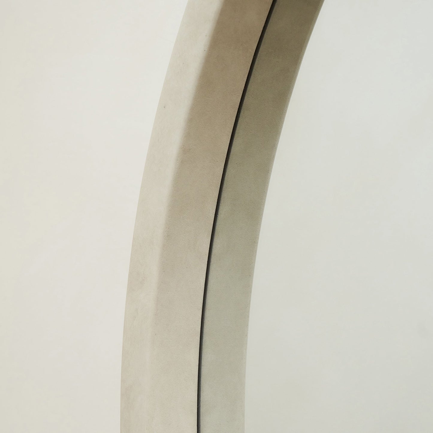 Tamara - Extra Large Concrete Round Wall Mirror 120cm x 120cm