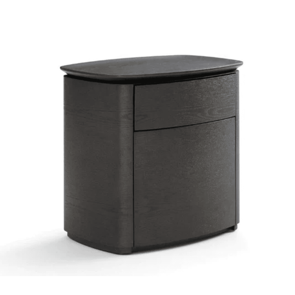 Blade Bedside Table - Smoke Oak