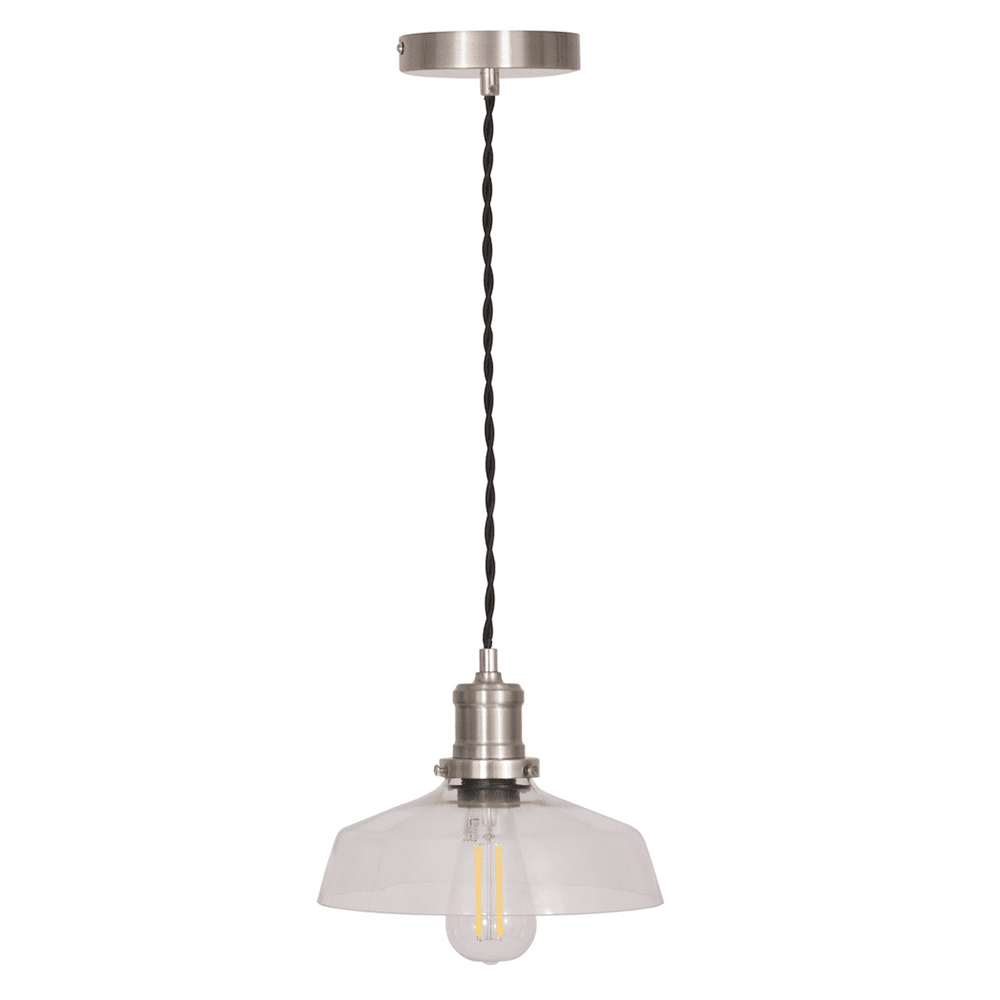 Hoxton Pendant Light - Satin Nickel