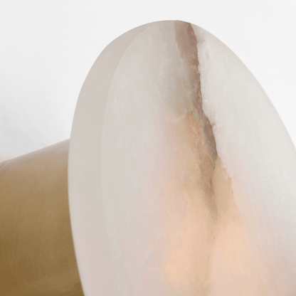Melange Sconce - Antique-Burnished Brass with Alabaster