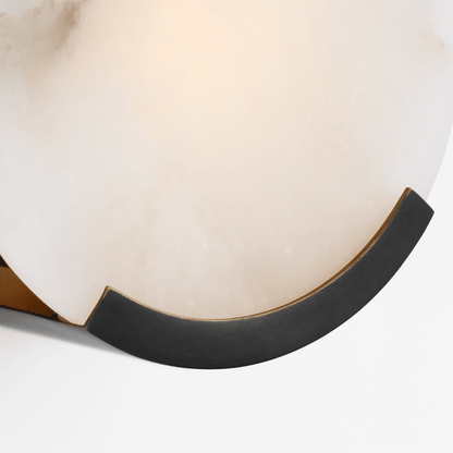 Melange Sconce - Bronze with Alabaster