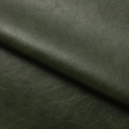 Kensal Stackable Dining Chair | Vintage Green Faux Leather & Black