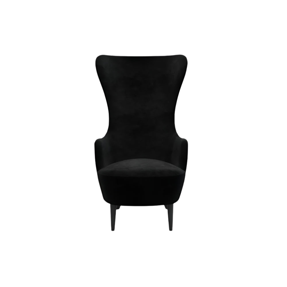 Wingback Lounge Chair - Black