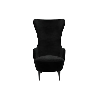 Wingback Lounge Chair - Black