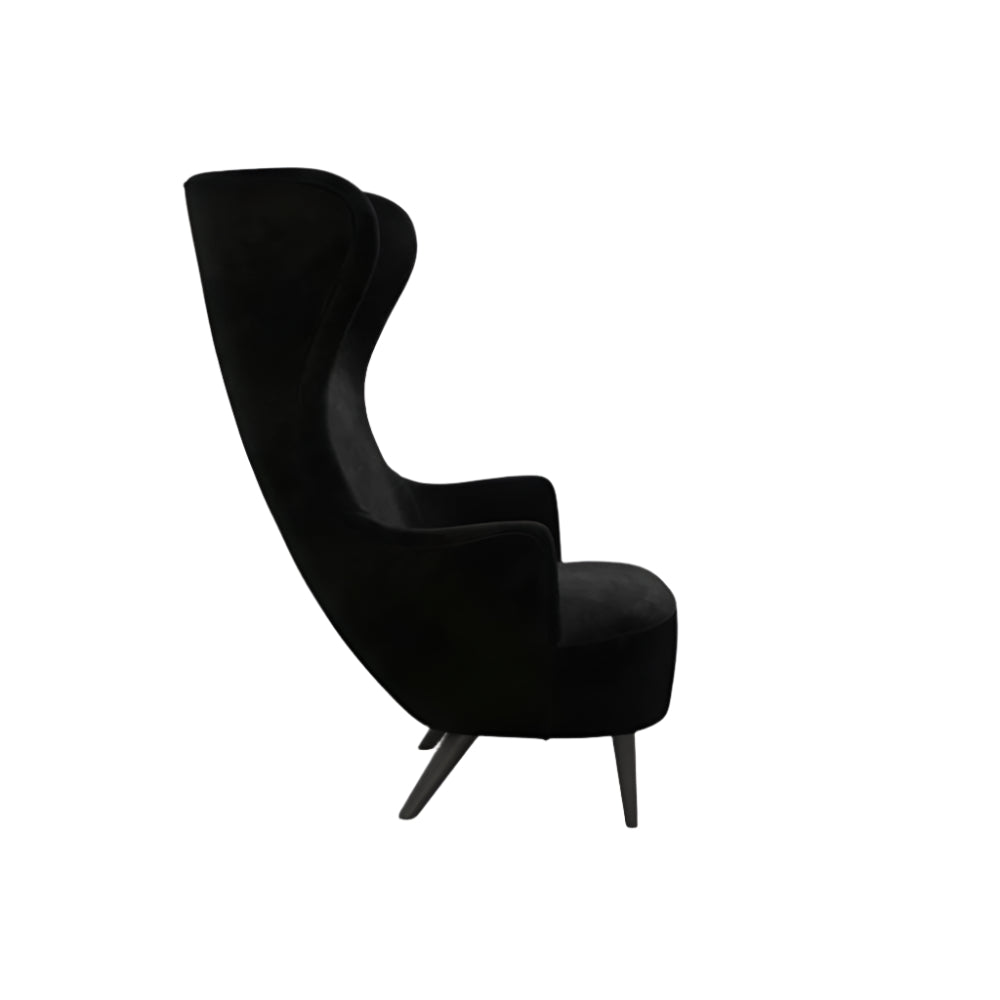 Wingback Lounge Chair - Black