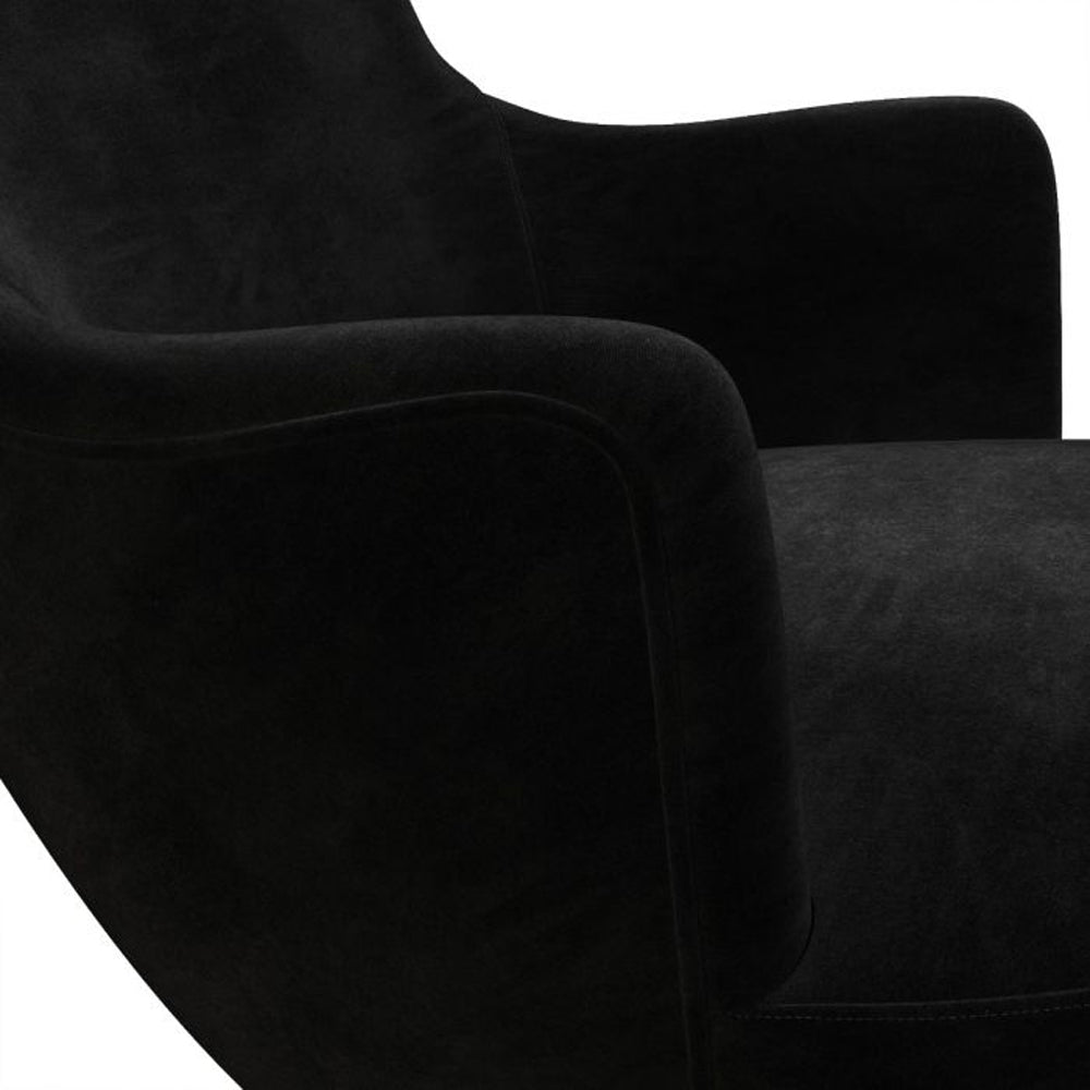 Wingback Lounge Chair - Black