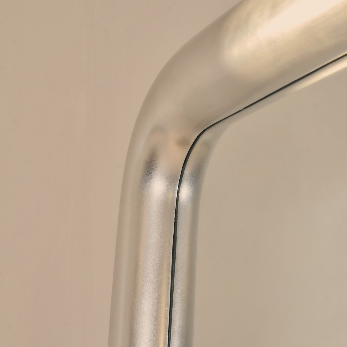 Obsidian - Full Length Rectangular Brushed Chrome Extra Large Mirror 200cm x 120cm