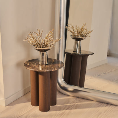 Obsidian - Full Length Rectangular Brushed Chrome Extra Large Mirror 200cm x 120cm