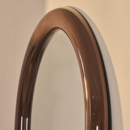 Obsidian - Full Length Arched Chocolate Gloss Extra Large Mirror 200cm x 120cm