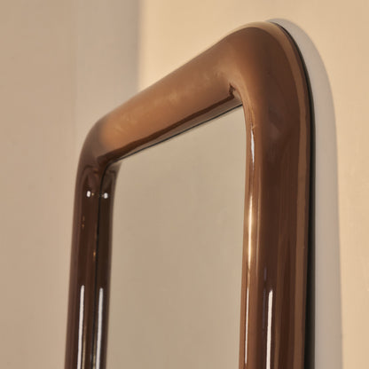 Obsidian - Full Length Rectangular Chocolate Gloss Extra Large Mirror 200cm x 120cm