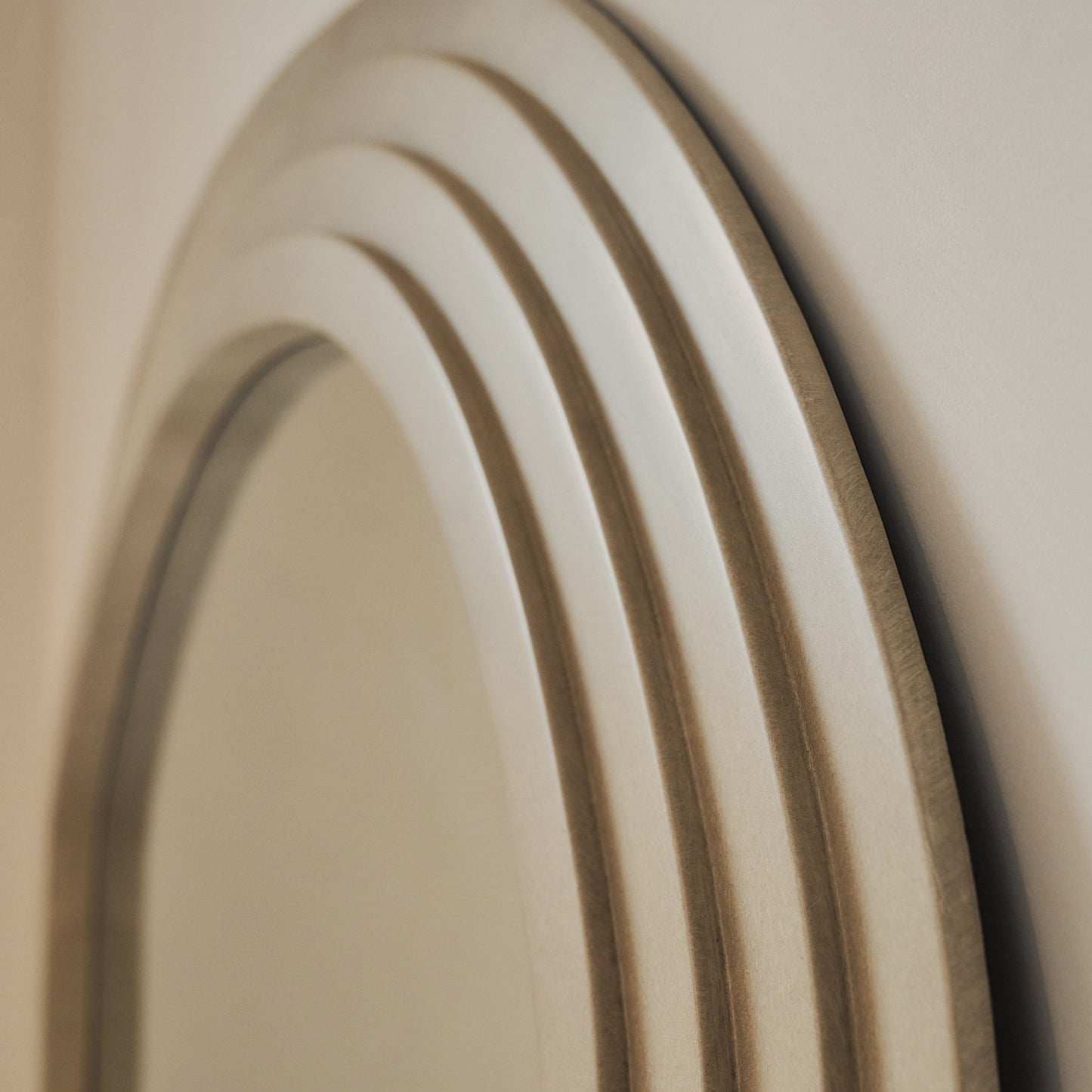 Luciana - Full Length Wave Concrete Extra Large Mirror 180cm x 105cm