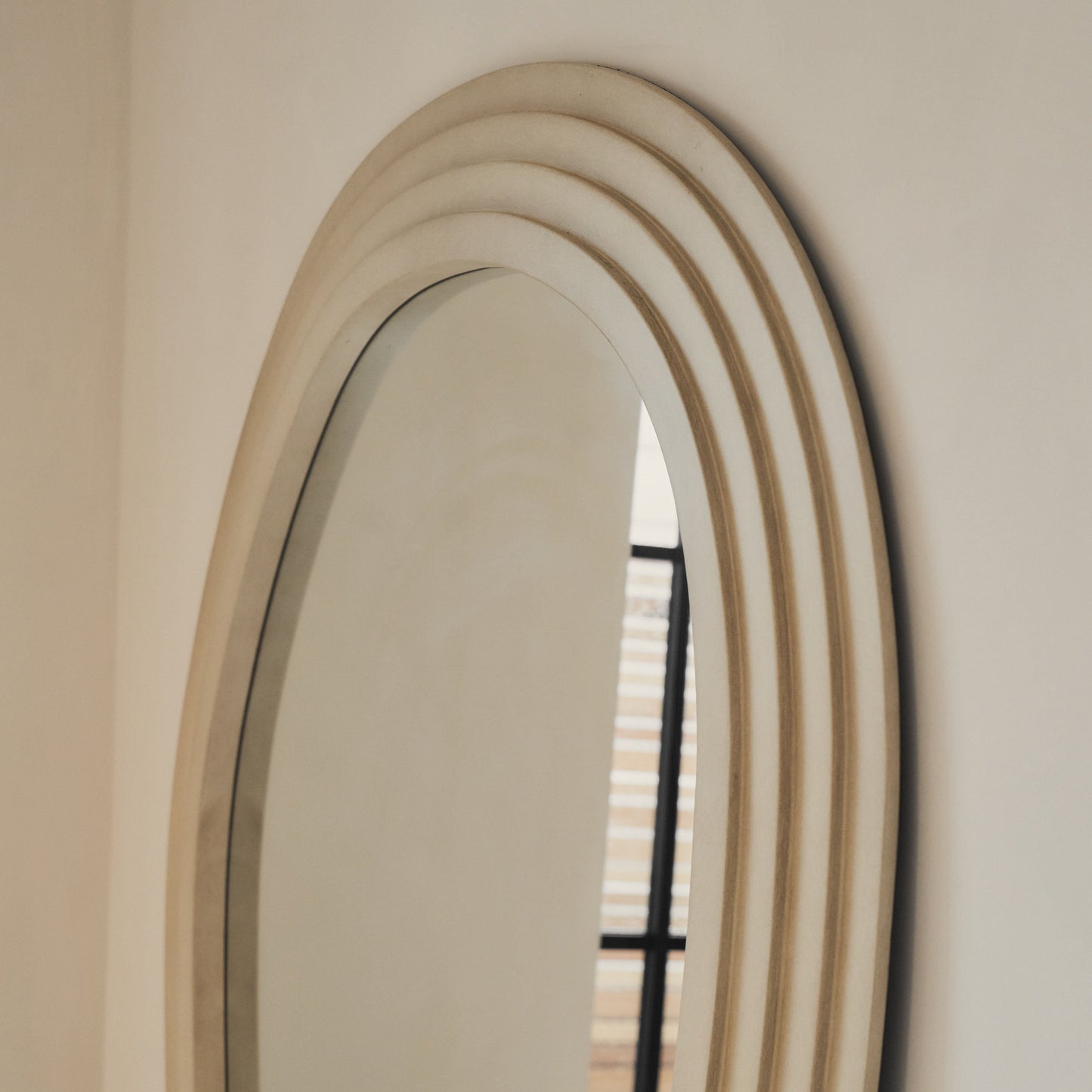Luciana - Full Length Irregular Concrete Extra Large Mirror 200cm x 115cm