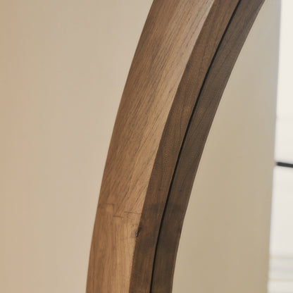 Luciana - Full Length Irregular Warm Wood Extra Large Mirror 200cm x 115cm