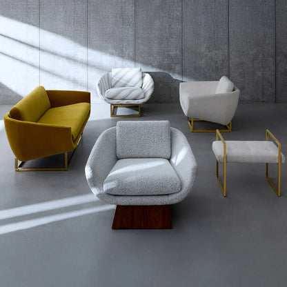 Beaumont Lounge Chair - Diagonal Natural