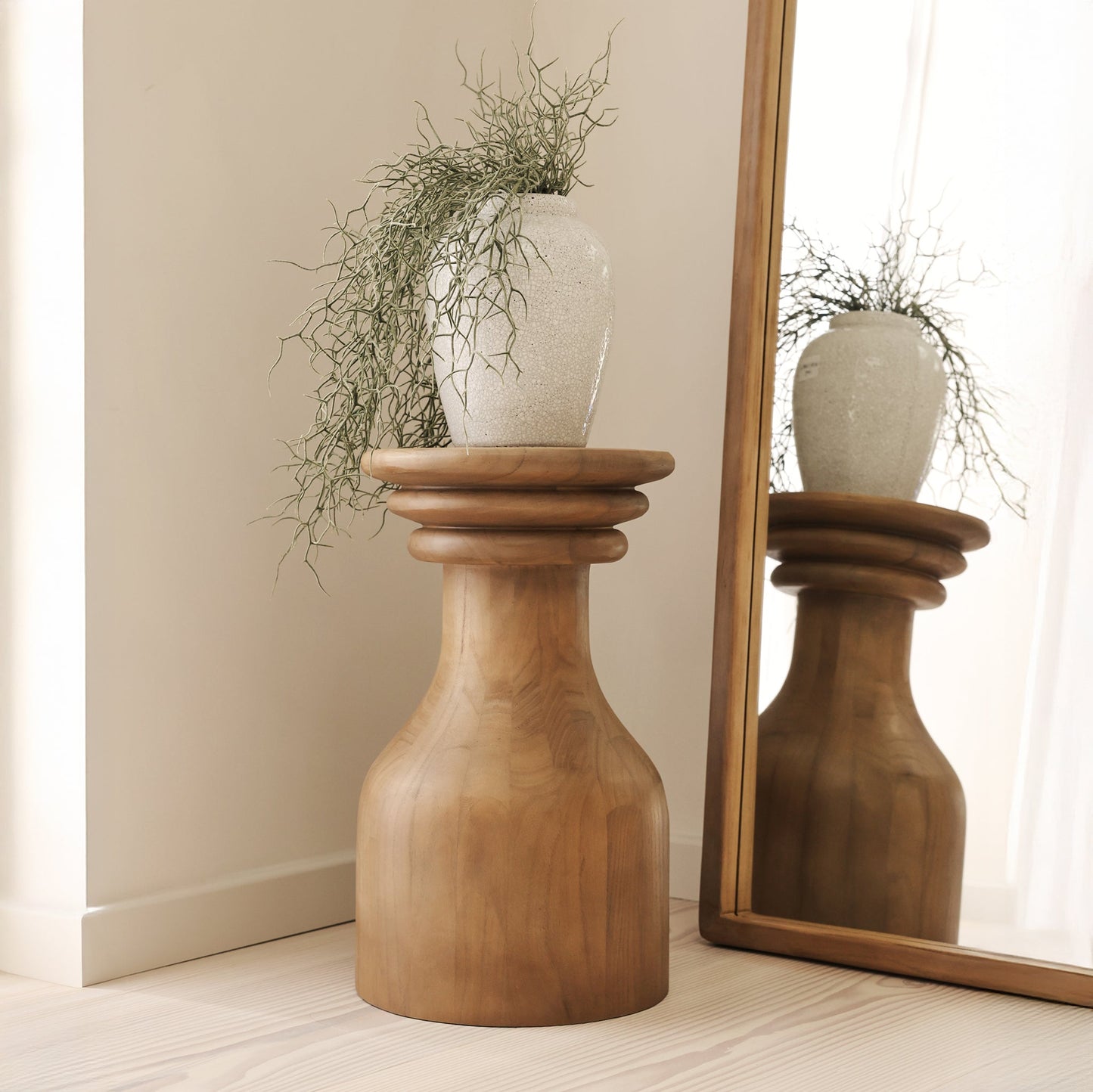 Oribi - Warm Wood Retro Side Table