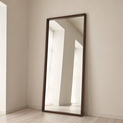 Arden - Dark Wood Full Length Wooden Mirror 180cm x 80cm