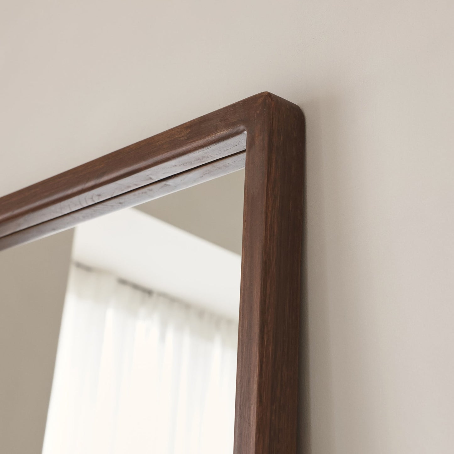 Arden - Dark Wood Full Length Wooden Mirror 180cm x 80cm