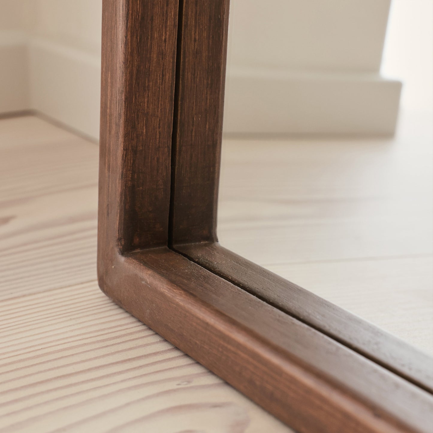 Arden - Dark Wood Full Length Wooden Mirror 180cm x 80cm