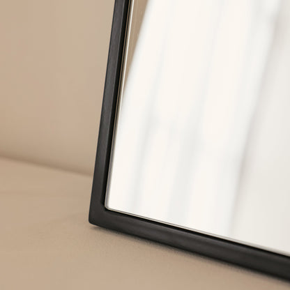 Liberty - Black Arched Metal Wall Mirror 50cm x 30cm