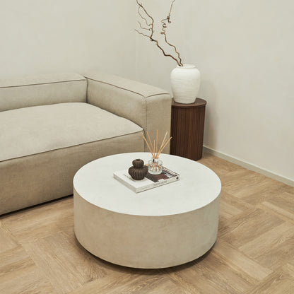 Angelo - Minimal Concrete Round Coffee Table Large