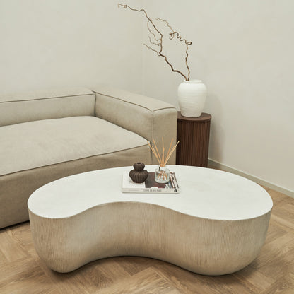 Leonardo - Minimal Concrete Shaped Coffee Table Large