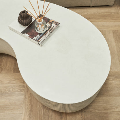 Leonardo - Minimal Concrete Shaped Coffee Table Large