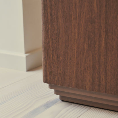 Luciana - Dark Wood Rectangular Side Table