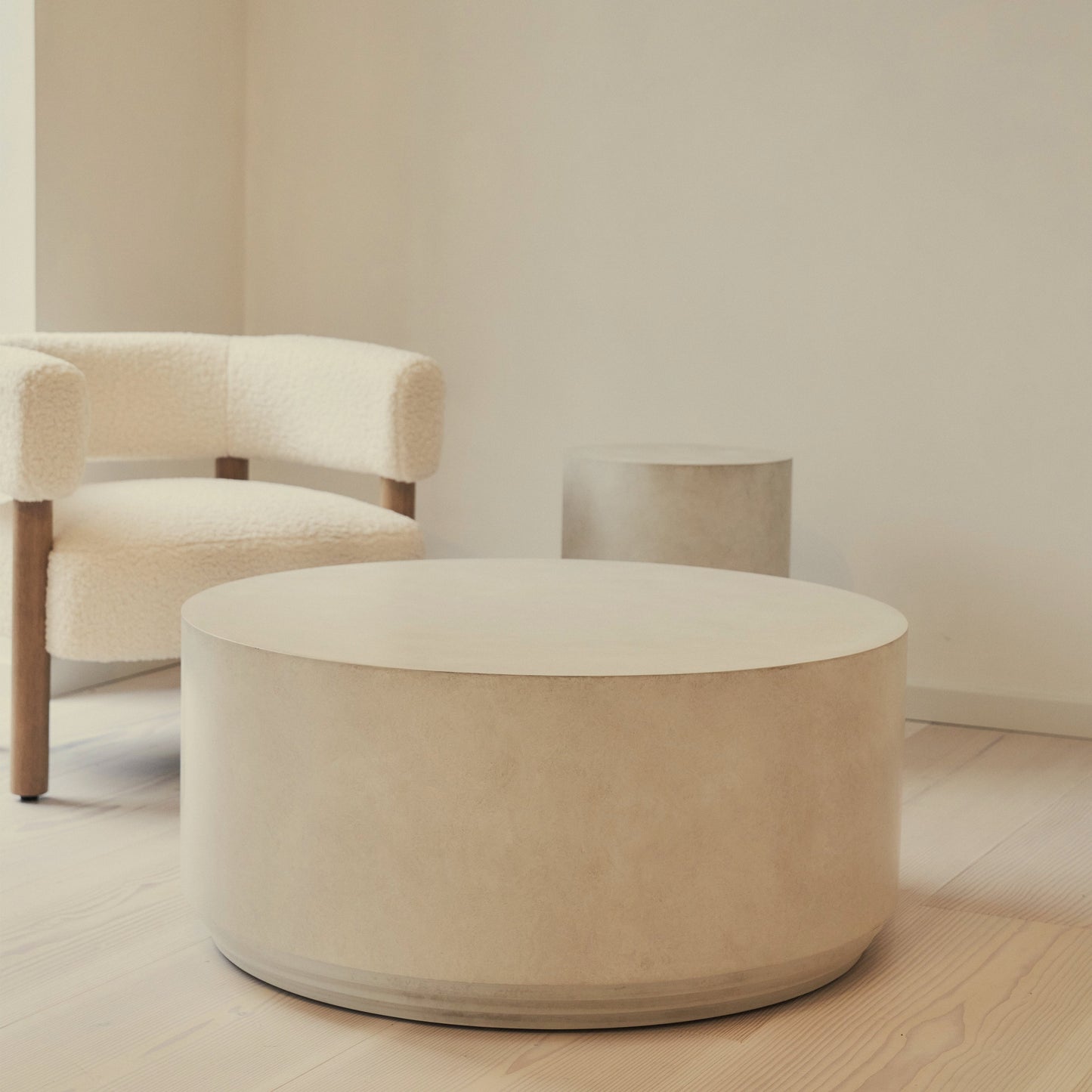 Luciana - Concrete Round Coffee Table