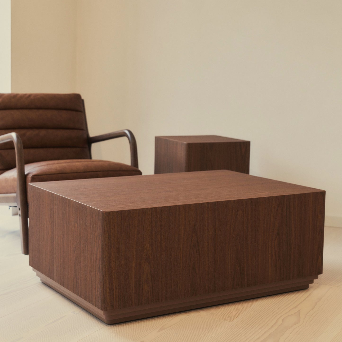 Luciana - Dark Wood Rectangular Coffee Table