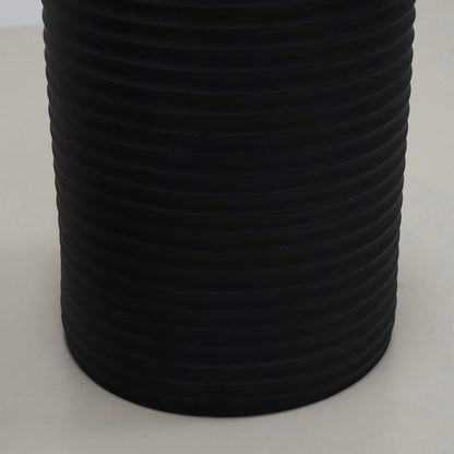 Raya - Minimal Onyx Ribbed Side Table