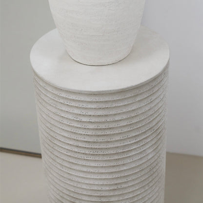 Raya - Minimal Concrete Ribbed Plinth