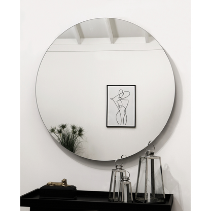 Edge - Frameless Round Wall Mirror 70cm x 70cm