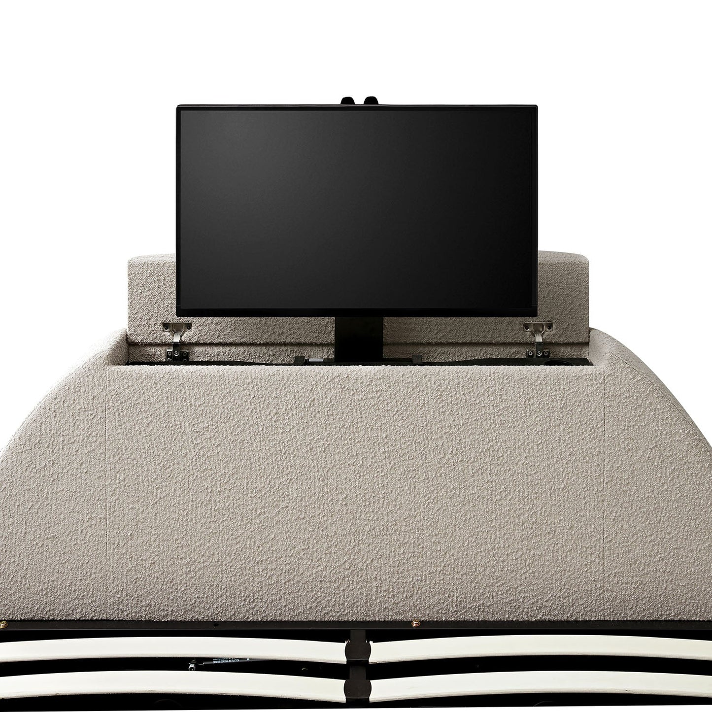 Archer Taupe Boucle Ottoman TV Bed