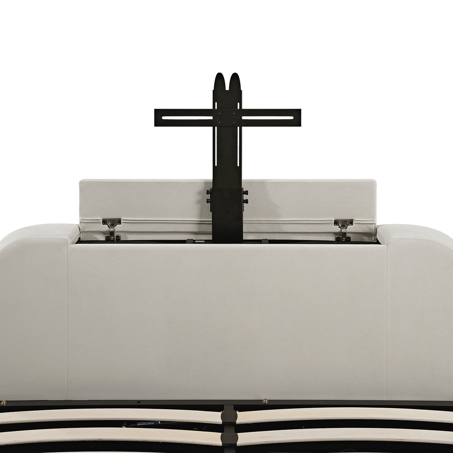 Hadley Champagne Velvet Ottoman TV Bed