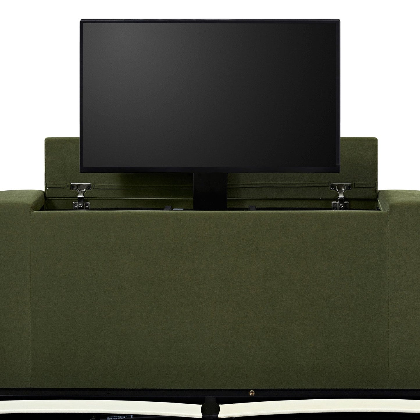 Hadley Moss Green Velvet Ottoman TV Bed