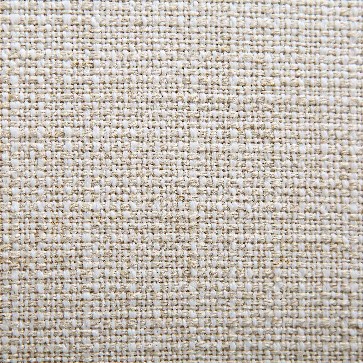 Amboise Armchair with Ball Cushion, Beige Linen Blend