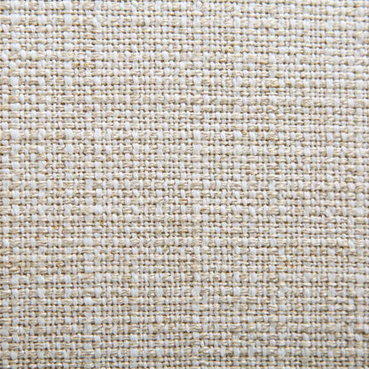 Amboise Armchair with Ball Cushion, Beige Linen Blend