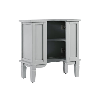 Chantilly Mid Grey Carved Bathroom Undersink Unit